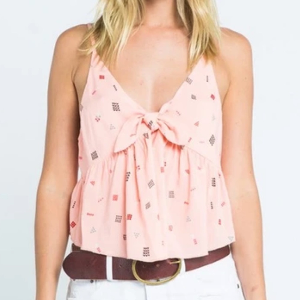 Skylar Madison Pink Bow Top NWT